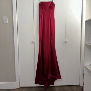 B. Darlin Strapless Prom Dress Size 3/4